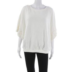 9-H15 STCL Women Casual Cotton Crew Neck Short Sleeve T-Shirt Size L